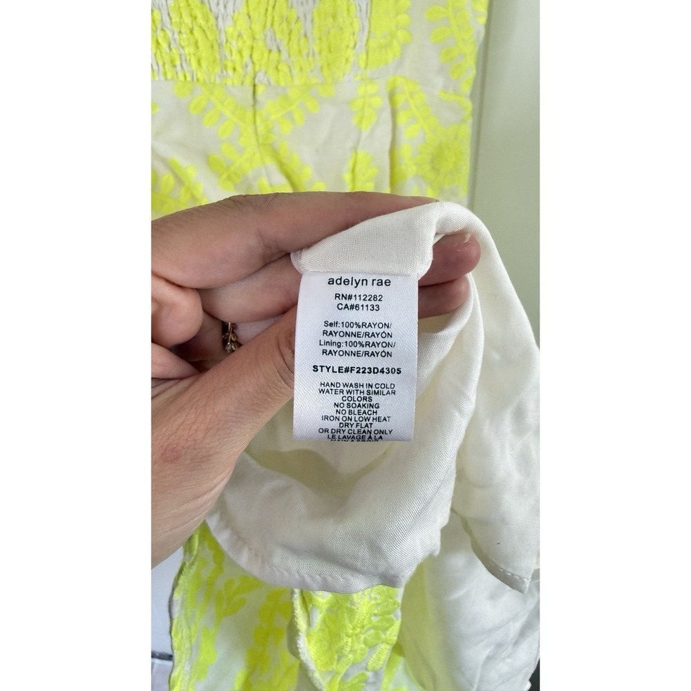 Adelyn Rae Embroidered Neon Maxi Dress Sleeveless Mermaid‎ Size S - Picture 11 of 13